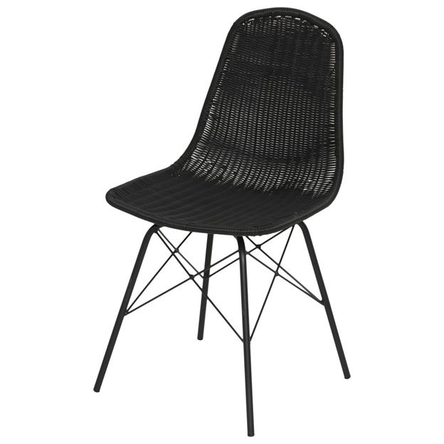 TISSER-CADEIRA-PRETO-PRETO-EAMES