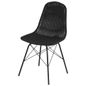 Preto - EAMES TISSER CADEIRA