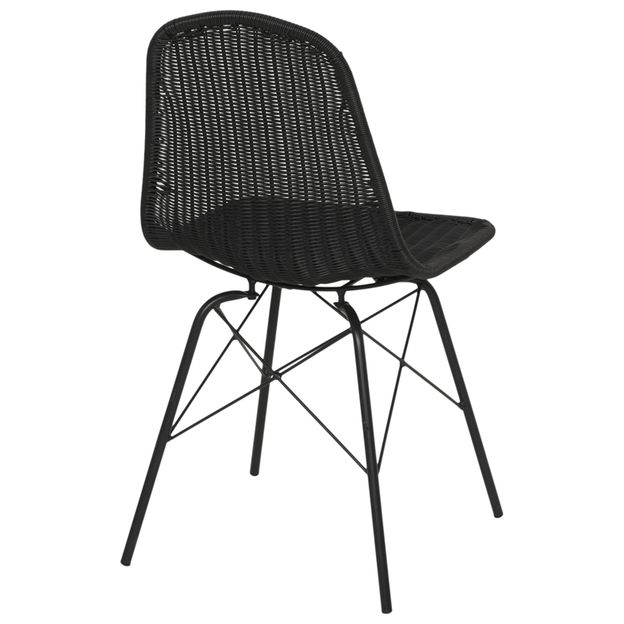 TISSER-CADEIRA-PRETO-PRETO-EAMES