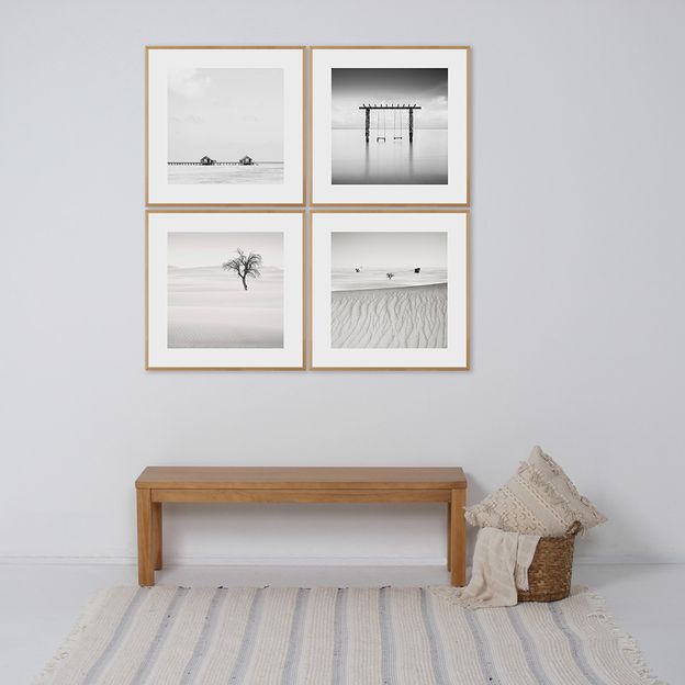 QUADRO SIGNS OF LIFE IV 60 CM X 60 CM NOZES/CINZA | Tok&Stok