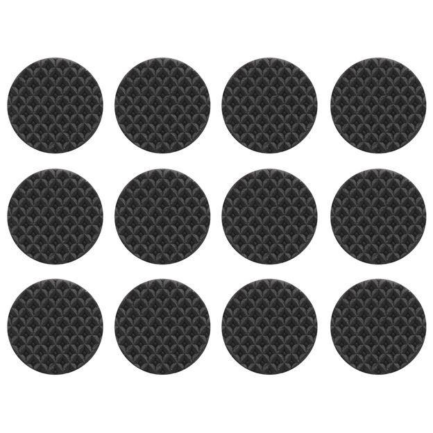 ANTI-DESL-RED-MED-25X25X3MM-C-12-PRETO-3M