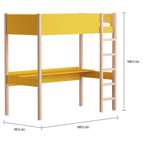 Imagem com medidas do produto PIN PLAY SISTEMA DE QUARTO INTEGRADO 88 CM