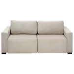 Suede bege - PROSA SOFÁ RETRÁTIL 3 LUGARES