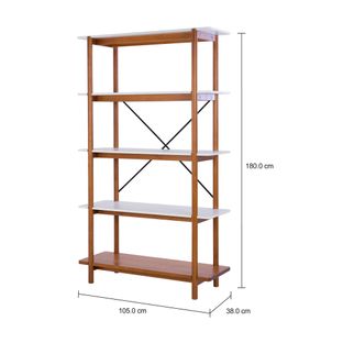 Imagem com medidas do produto ANDAS ESTANTE 1,05 M X 1,80 M