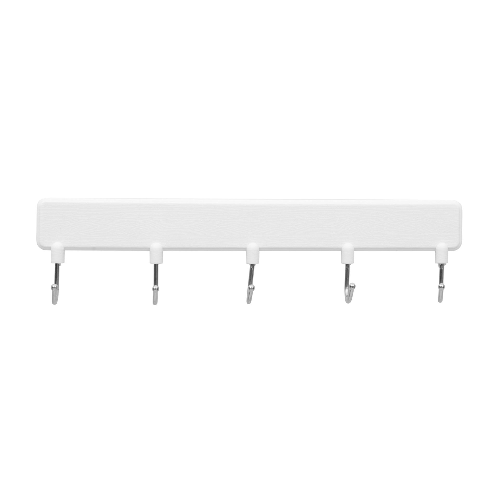 ZAF-ORGANIZADOR-ADESIVO-M-C-5-GANCHOS-BRANCO-INOX-TEK-BOND_ST1