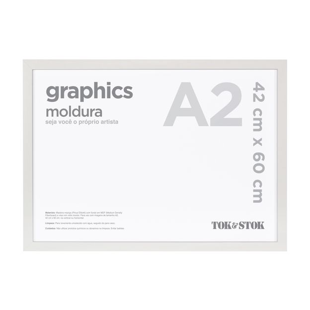 K2 39冊セット KIT MOLDURA A2 42 CM X 60 CM GRAPHICS BRANCO | Tok&Stok