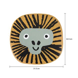 Imagem com medidas do produto LUGAR AMERICANO 32 CM X 31 CM BICHARADA