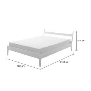 Imagem com medidas do produto BASE DE CAMA QUEEN 1,58 M HIPNOS