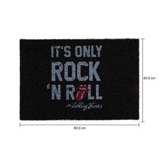 Imagem com medidas do produto CAPACHO 40 CM X 60 CM ONLY ROCK 'N' ROLL