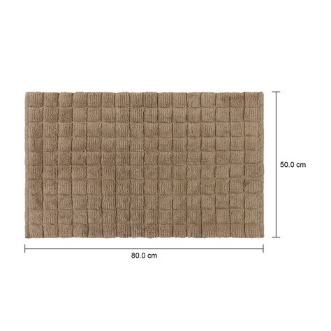 Imagem com medidas do produto TAPETE 50 CM X 80 CM TAULETES