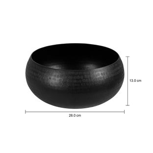 Imagem com medidas do produto CENTRO DE MESA 26 CM LIGAND