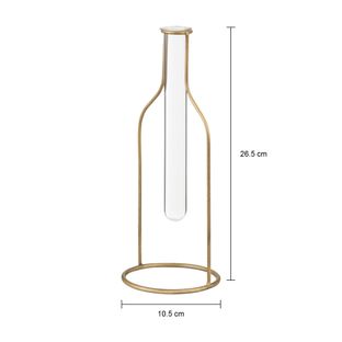 Imagem com medidas do produto VASO 26 CM BOTTLE