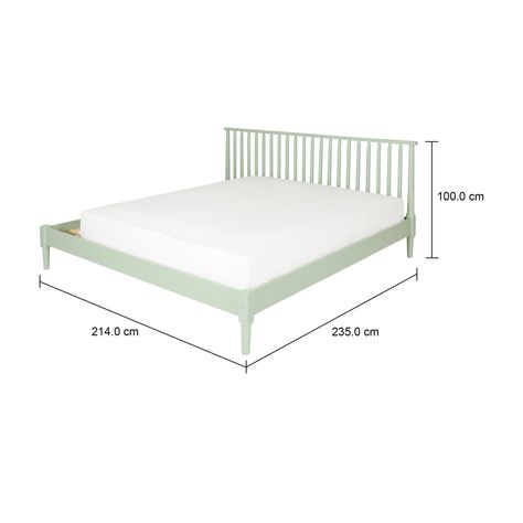 Imagem com medidas do produto CAMA KING 1,93 M SKAND