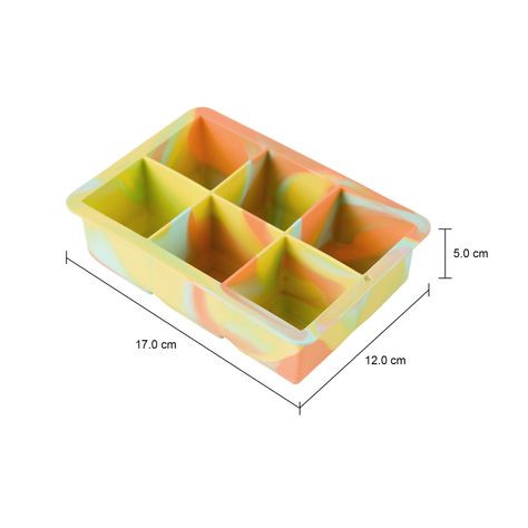 Imagem com medidas do produto FÔRMA PARA GELO JUMBO SILIMIX