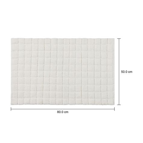 Imagem com medidas do produto TAPETE 50 CM X 80 CM TAULETES