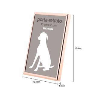 Imagem com medidas do produto PORTA-RETRATO 10 CM X 15 CM MINIMALIST