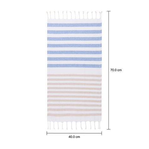 Imagem com medidas do produto PANO DE PRATO 70 CM X 40 CM SCARLAT