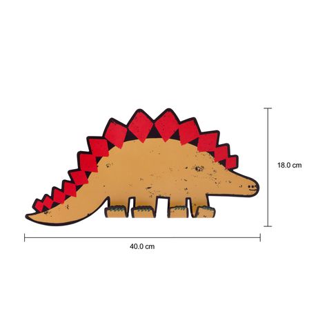 Imagem com medidas do produto CABIDEIRO DE PAREDE COM 4 GANCHOS BENTOSSAURO