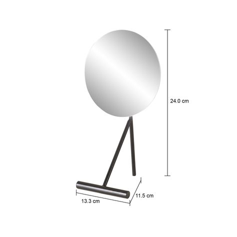 Imagem com medidas do produto ESPELHO 13 CM X 24 CM LOOK