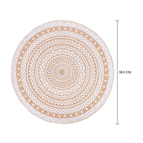Imagem com medidas do produto LUGAR AMERICANO 38 CM MARUDÁ