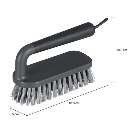 Imagem com medidas do produto ESCOVA PARA LIMPEZA LOOPS-APALOOZA