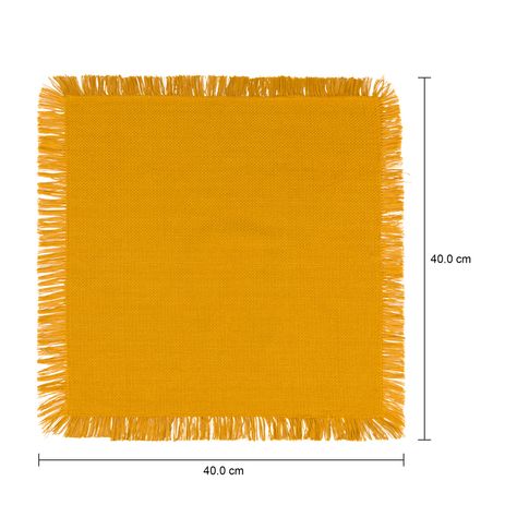 Imagem com medidas do produto GUARDANAPO TECIDO 40 CM X 40 CM HIMBA