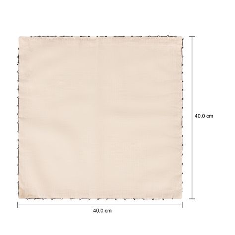 Imagem com medidas do produto GUARDANAPO TECIDO 40 CM X 40 CM MALAWI