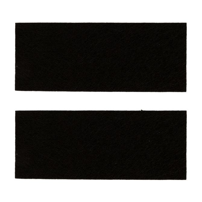 Feltro Adesivo Retangular Com 2 12,7 Cm X 5,1 Cm Tekbond