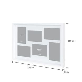 Imagem com medidas do produto PORTA-RETRATO MÚLTIPLO PARA 6 PARTNERS