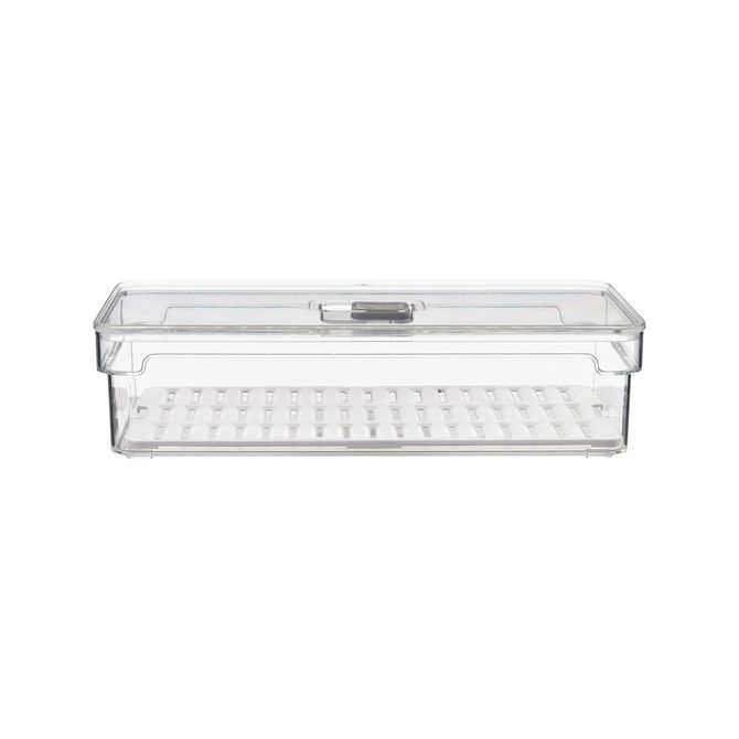 Organizador Com Tampa 30 Cm X 15 Cm Practical Fridge