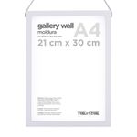 Branco - MOLDURA A4 21 CM X 30 CM GALLERY WALL