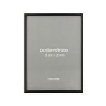 Preto - PORTA-RETRATO 15 CM X 20 CM MINIMALIST