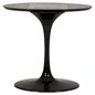 Preto brilhante - BASE DE MESA CENTRAL OVAL AU 1,60 M TULIPE