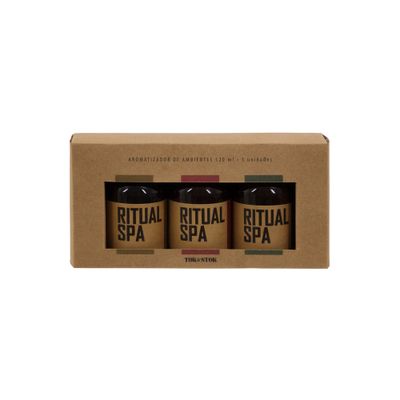 KIT AROMATIZADOR COM 3 RITUAL SPA