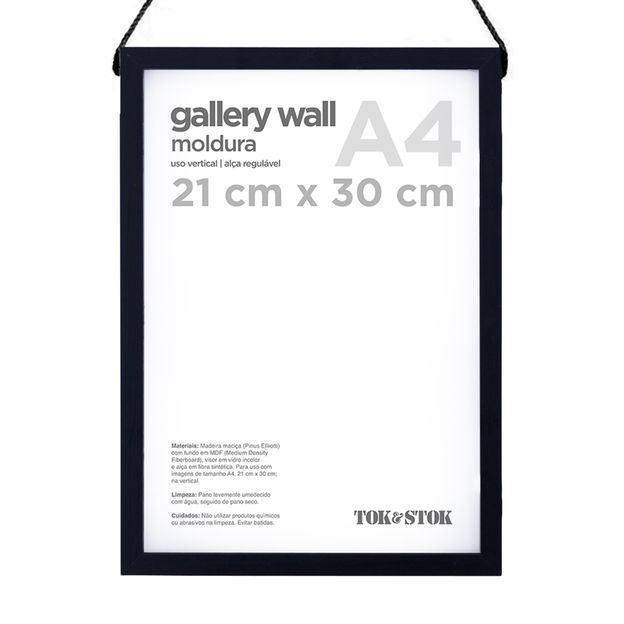 WALL-MOLDURA-A4-21-CM-X-30-CM-PRETO-GALLERY-WALL_ST0