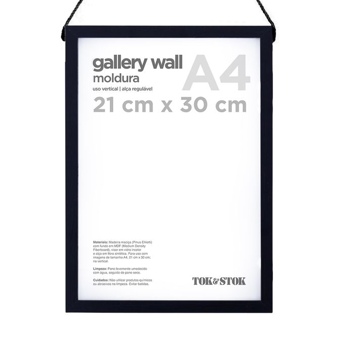Moldura A4 21 Cm X 30 Cm Gallery Wall