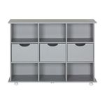 Cinza - ESTANTE 1,08 M X 75 CM BOOKLAND