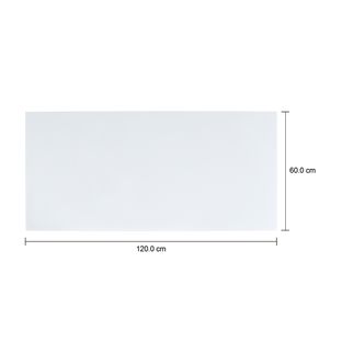 Imagem com medidas do produto TAMPO DE MESA COM BALCÃO VIDRO 6 MM X 1,20 M X 58 CM VETRO