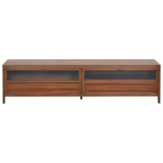 Rack 2 Portas Basculantes 2,12 M X 40 Cm Mascavo