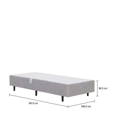 Imagem com medidas do produto PRIZE BASE PARA CAMA BOX SOLTEIRO 88 CM