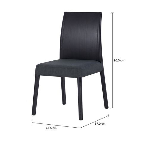 Imagem com medidas do produto DORSO CADEIRA