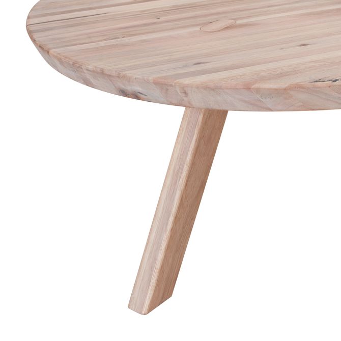 Madeira De Sol Mesa Centro Redonda 80 Cm Tok Stok M