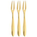 Ouro - JOGO DE GARFO PARA APERITIVO 3 PEÇAS MILLOS