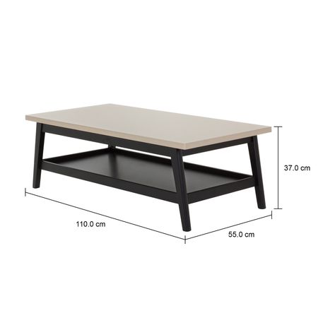 Imagem com medidas do produto BARTÔ MESA DE CENTRO 1,10 M X 55 CM