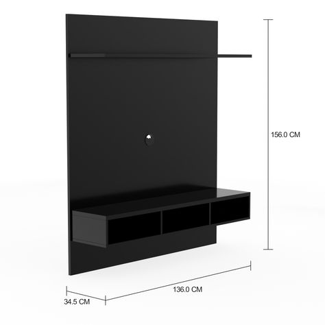 Imagem com medidas do produto PAINEL PARA TV DE ATÉ 50 POLEGADAS 1,36 M CELL