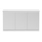 Branco - MINCE BUFFET 3 PORTAS 1,34 M X 45 CM