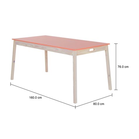 Imagem com medidas do produto PALETBOX MESA 1,69 M X 89 CM