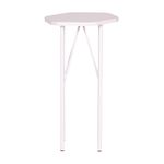 Quartzo rosa - POLIG HEX MESA LATERAL ALTA 30 CM X 28 CM