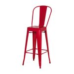 Vermelho - LÉGAT BANCO ALTO C/ENCOSTO