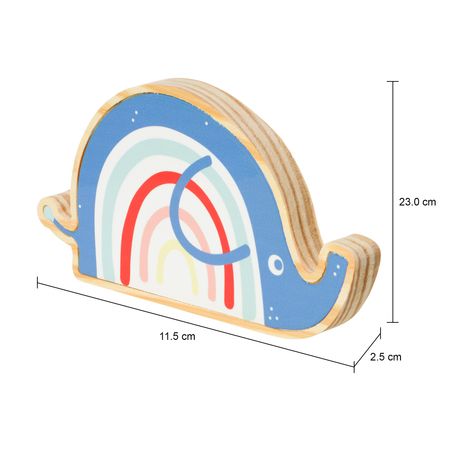 Imagem com medidas do produto ADORNO 11 CM ARCA-ÍRIS